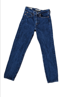 Levi's Wedgie Jeans Size 24 Dark Wash